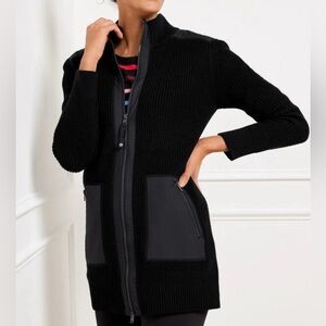 Talbots CoolMax Sporty Sweater Jacket Size Sp